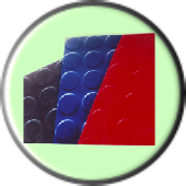 Round Dotted Rubber Sheets